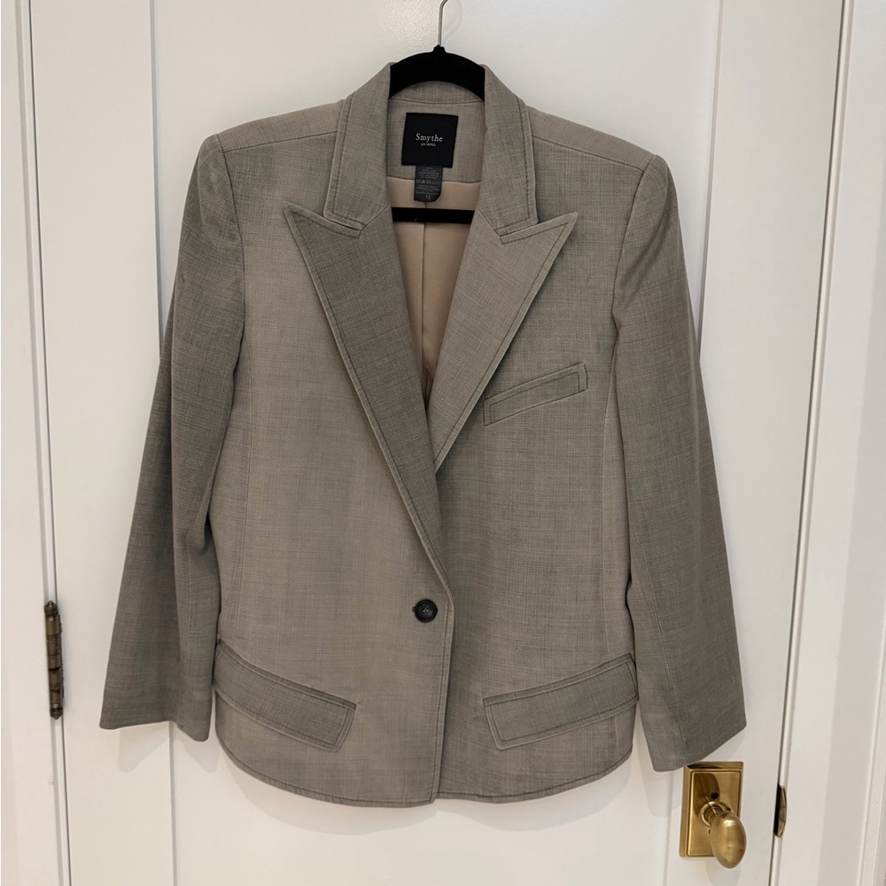 VINTAGE SMYTHE wool lined grey Blazer
